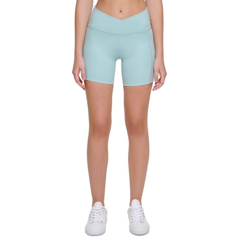 Calvin Klein Performance Womens Crossover Waist Bike Shorts